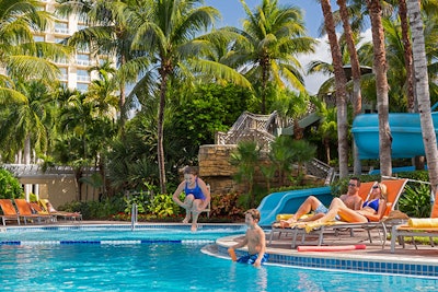 Family Pool Jump