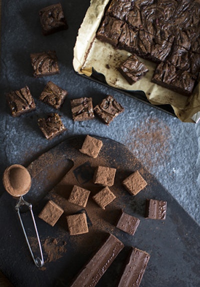 Salted Caramel Brownies and Frangelico Truffles