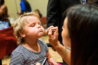 Privé Salon did makeup and hair styling for the 150 pediatric cancer patients and survivors who were the stars of the runway show.