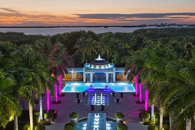 Waterfall Reception Overhead