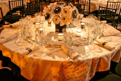 Spoken Word Table Setting