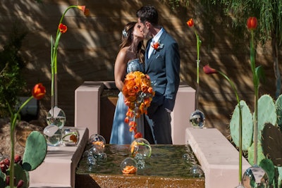 Our beautiful Main Courtyard with lush desert landscaping is a lovely location to make magical memories.