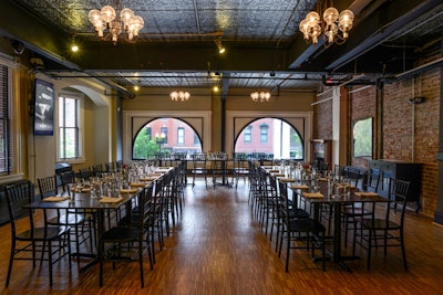 2 N has an expansive view overlooking F Street. Any style seating arrangement can be accommodated.