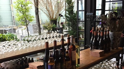 One of The Vine’s open-air bar spaces.
