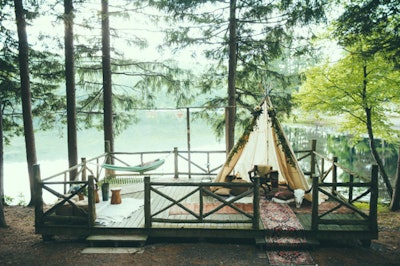 Patina's Teepee Turkish Runners and Hammock at Cedar Lake Estates