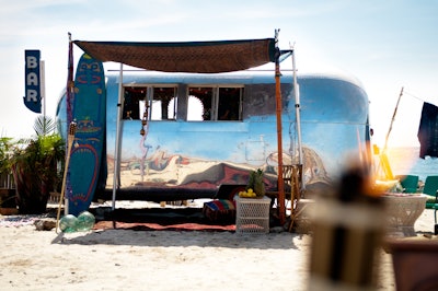 Our Airstream Bar on Rockaway Beach