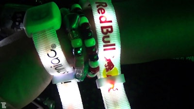 Xylobands from TLC Creative LED wristbands with custom printing.
