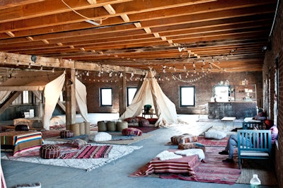 Cabana Teepee and Textiles at PioneerWorks