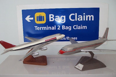 Model planes, from $150 to $175, available nationwide from Eclectic Props