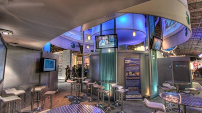 Intelsat Booth: Lighting & Projection