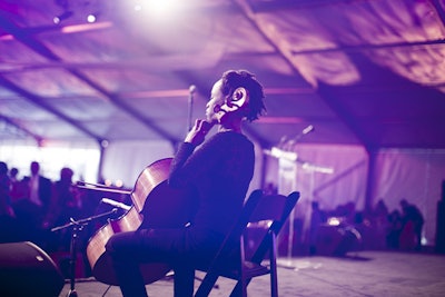 After-party entertainment included a performance from cellist Tahirah Whittington, who is pursuing her doctorate at the Bienen School of Music at Northwestern University.