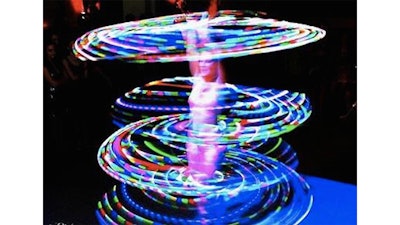 Hula Hooping like you've never seen before- 'HOOPS!' astounds any audience with her jaw dropping physical feats. Hula Hooping + Contortion = HOOPS! Young! Fresh! Mesmerizing! Fun!