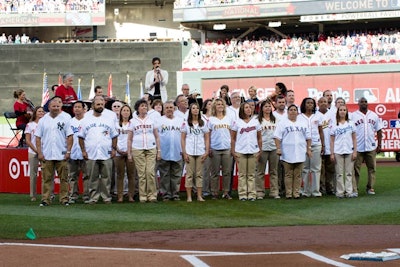 Target partnered with Major League Baseball to honor schoolteachers at an event in Minneapolis.