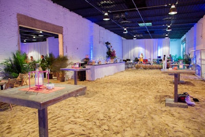 A retreat for medical device company Brainlab had a beach theme.