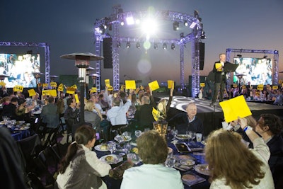 The event met its fund-raising goal, taking in more than $1 million.