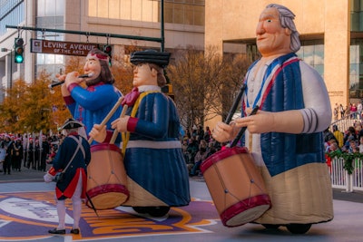 A signature feature of the Charlotte Thanksgiving Day parade is the 'Segawaloon,' an inflatable attached to a Segway.