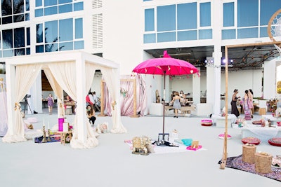 The event included multiple activity stations and seating arrangements at the newly opened 1 Hotel South Beach.