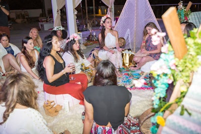 Participants also gathered in a drum circle on the beach after the sun set.
