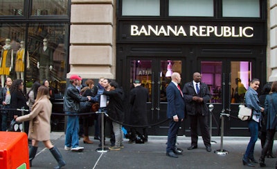 Knight security at Banana Republic event