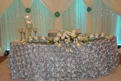 May 16 Wedding Reception Sweetheart Table