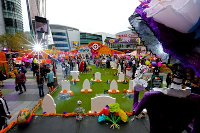 The brand created Skeletown Square, a bicultural Dia de los Muertos and Halloween celebration, in Los Angeles.