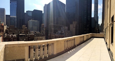 Venue57 features at 50-wide terrace with views of the NYC skyline.