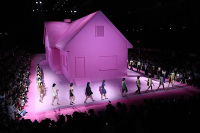 For Marc Jacobs's spring 2015 show, Stefan Beckman designed a Barbie dreamhouse.