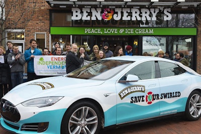 Ben & Jerry's Tesla