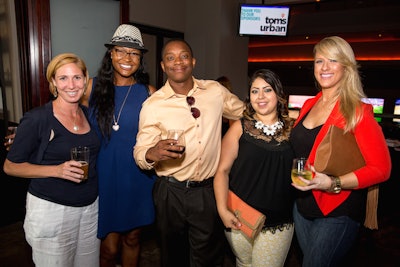 Attendees gathered at Tom's Urban the night before BizBash Live for the official pre-party.