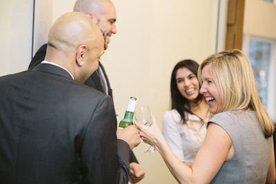 Celebrating the launch of a new dental clinic in downtown Toronto.