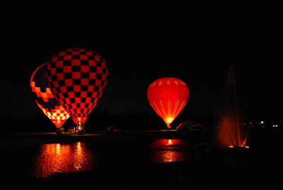 Hot Air Balloon Glow or Tethered Air Balloon Rides