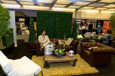 CORT Event Furnishings created a beautiful lounge for attendees to relax throughout the day.