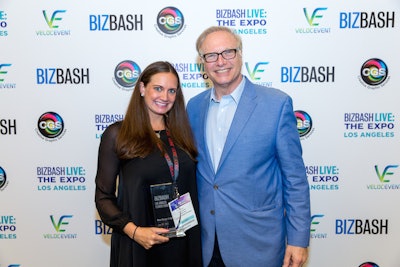 BizBash C.E.O. and founder David Adler posed with 2015 Planners' Choice Award winners and their beautiful trophies.