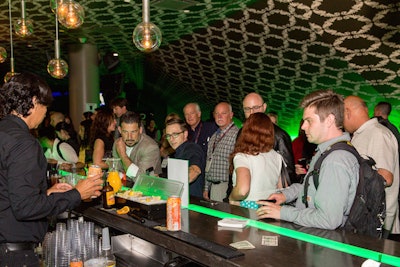 After a long day, attendees headed over to Club Nokia to mix and mingle at the official after-party.