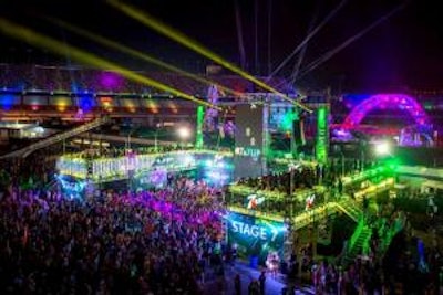 Stage Seven at the Electric Daisy Concert in Las Vegas.