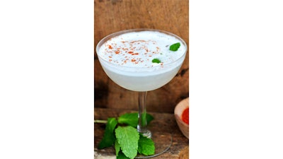 Craft Cocktail - White Rum, Simple Syrup, Lime Juice, Fresh Mint & Cayenne