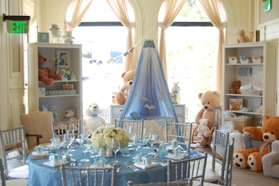 Baby Shower Decor Inspired By Actual Nursery Room