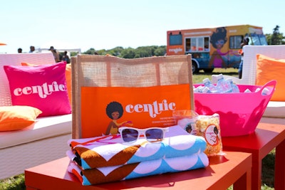 In August 2014, Viacom-owned Centric Network launched its re-branded image with a three-day “Island Takeover” tour on Martha’s Vineyard, produced by Events By Fabulous. A custom-wrapped gifting truck distributed branded tote bags and beach towels.