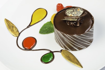 Chocolate Butterfly Dessert