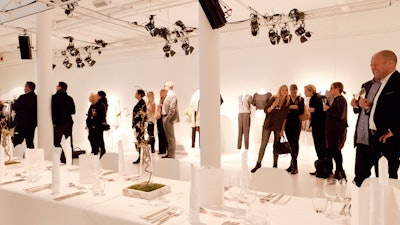 Press relations, event production and design for a collection launch with private dinner for business partners and press