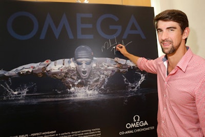 Press relations, organization of a press interview and exhibition opening with OMEGA brand ambassador Michael Phelps