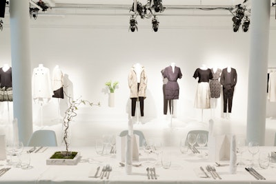 Press relations for a collection launch with private dinner for business partners and press