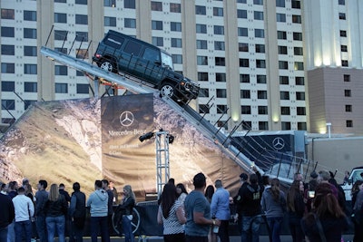 The car brand debuted the Iron Schöckl activation at the festival.