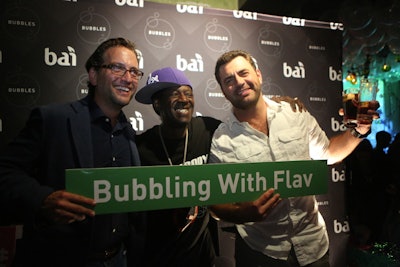 BMF also wrangled Flava Flav for a 2014 flavor launch party for beverage brand Bai. The musician posed with guests at a photo activation that, according to Starr, inspired plenty of social media traction.