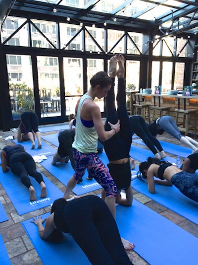 Rooftop Yoga at the Refinery Hotel