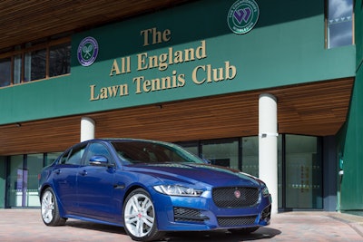 In addition to the #FeelWimbledon campaign, Jaguar has 170 cars on display at the tennis stadium.