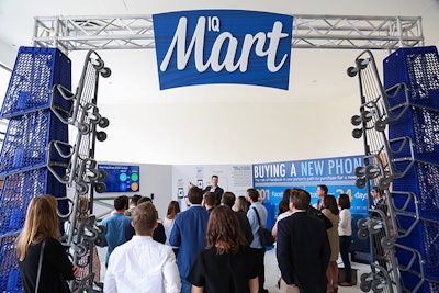 An area known as the IQ Mart was meant to mimic a shopping mart.