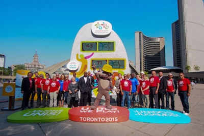 Toronto Pan Am Games Podium Unveiling