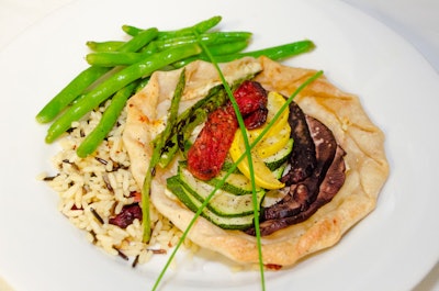 Petite Vegetable Tarts are a great vegetarian entree
