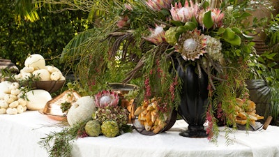 Autumn Inspired Buffet Design at the Deering Estate